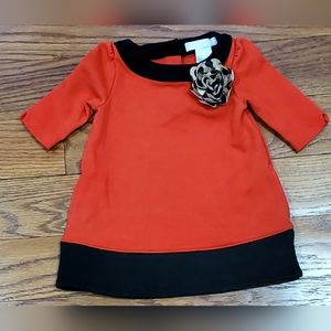 Janie and Jack Parisian Play Date Colorblock Dress Girls Size 3-6 Months